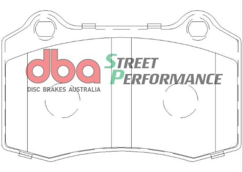 DBA 92-02 Dodge Viper Front SP Performance Brake Pads Brake Pads - Performance DBA