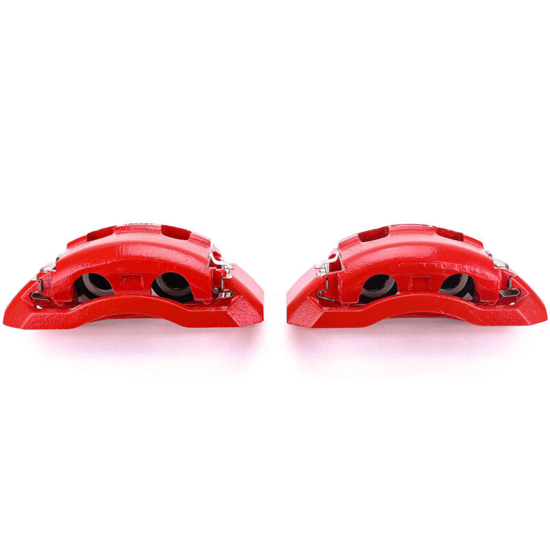 Power Stop 2007 Ford E-150 Front Red Calipers w/Brackets - Pair Brake Calipers - Perf PowerStop