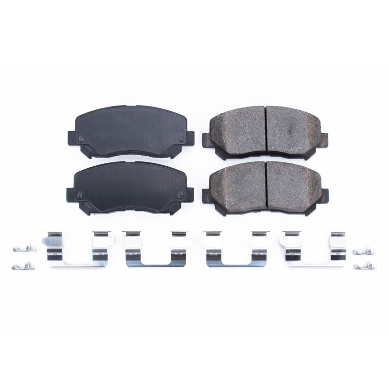 Power Stop 15-17 Chrysler 200 Front Z17 Evolution Ceramic Brake Pads w/Hardware Brake Pads - OE PowerStop