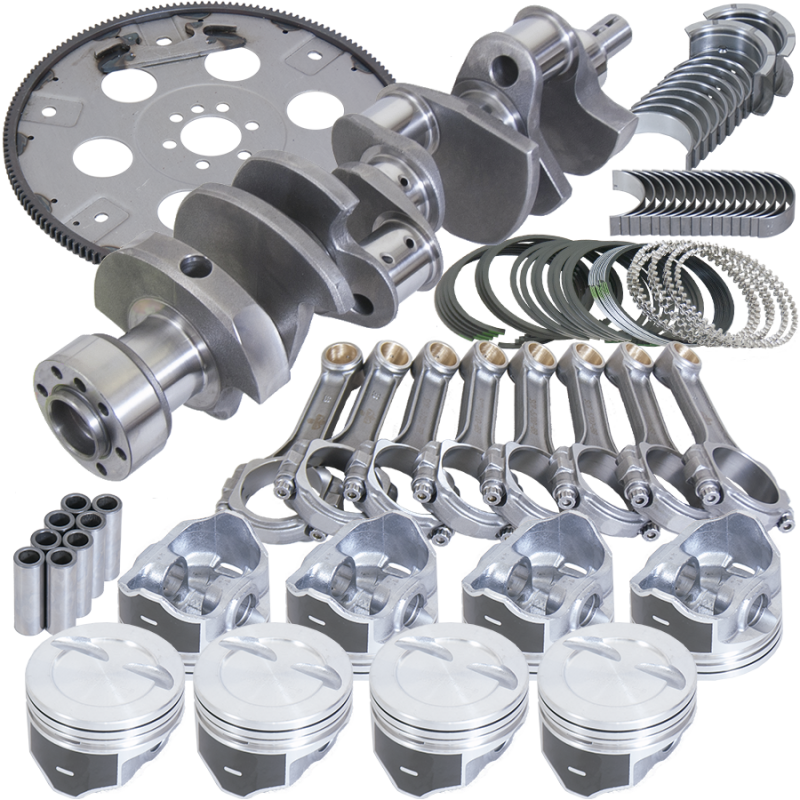 Eagle Chevy LT1350 1Pc 3.750in Crank 5.700in I-Beam 4.060in Pistons 168 Tooth FP Balanced Assembly Rotating Assemblies Eagle