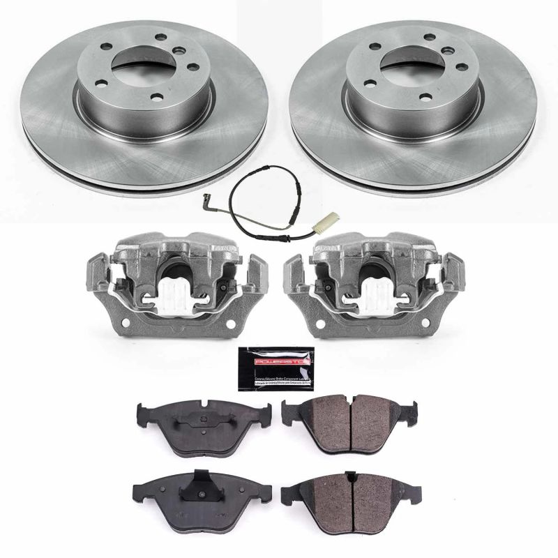 Power Stop 08-10 BMW 328i Front Autospecialty Brake Kit w/Calipers Brake Kits - OE PowerStop