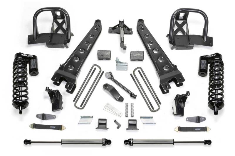 Fabtech 11-13 Ford F450/550 4WD 10 Lug 6in Rad Arm Sys w/Dlss 4.0 C/O& Rr Dlss Lift Kits Fabtech