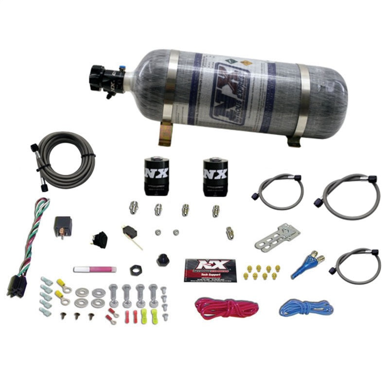 Nitrous Express Ford EFI Race Single Nozzle Nitrous Kit (100-250HP) w/Composite Bottle Nitrous Systems Nitrous Express