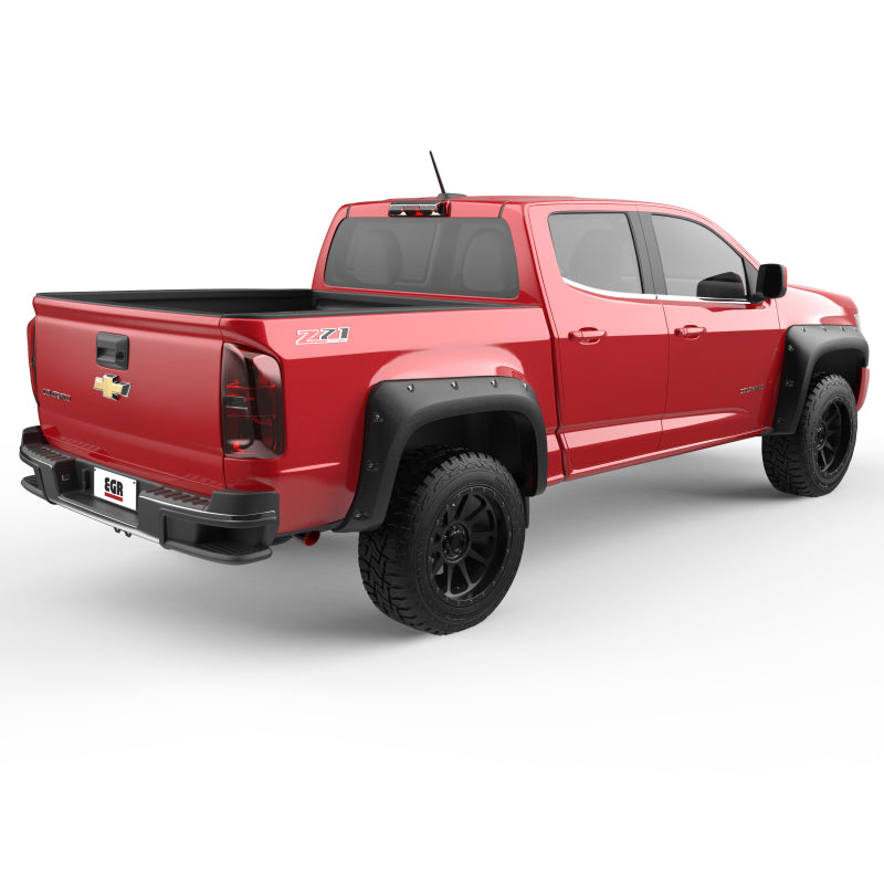 EGR 15-22 Chevrolet Colorado Bolt-On Style Fender Flares - Set - Black Fender Flares EGR