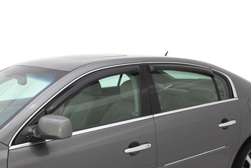 AVS 06-12 Buick Lucerne Ventvisor Outside Mount Window Deflectors 4pc - Smoke Wind Deflectors AVS