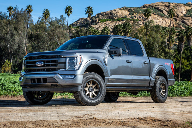 ICON 21-24 Ford F150 4WD 2.75-3.5in Stage 2 Suspension System - Tubular UCA Coilovers ICON