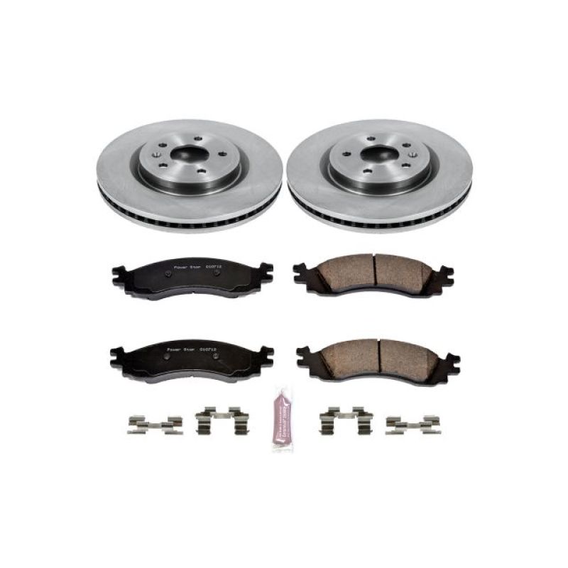 Power Stop 11-12 Ford Taurus Front Autospecialty Brake Kit Brake Kits - OE PowerStop