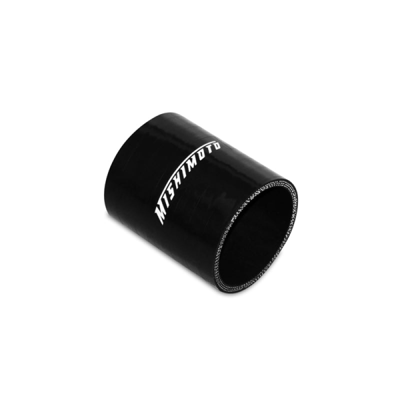 Mishimoto 2.25 Inch Black Straight Coupler Silicone Couplers & Hoses Mishimoto