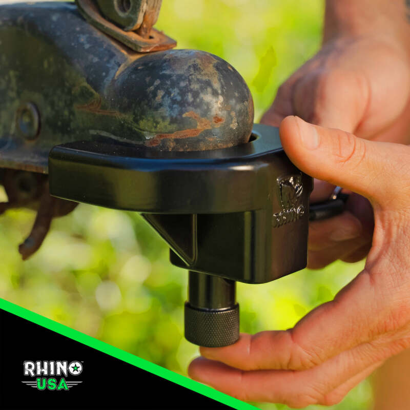 Rhino USA 2 5/16In Trailer Coupler Hd Lock Kit-2-Pieces Hitch Accessories Rhino USA