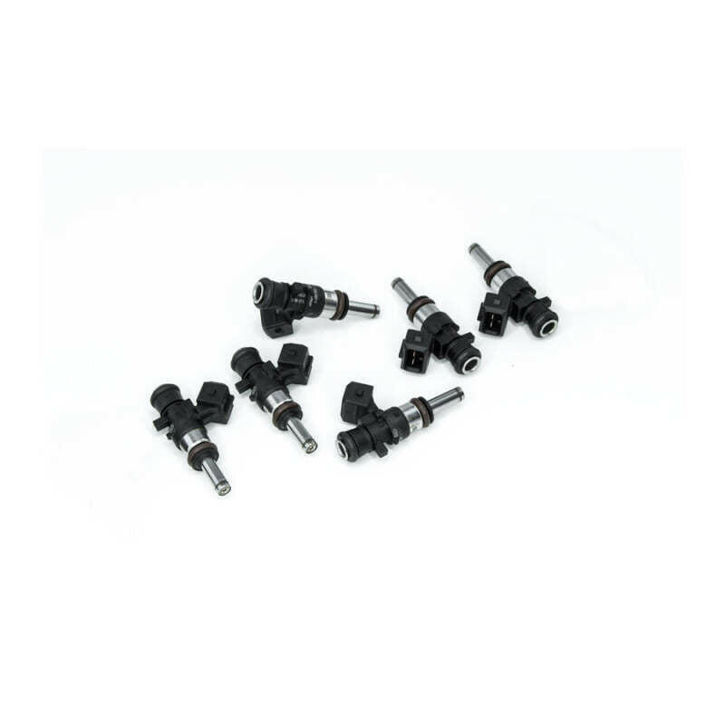 Deatschwerks Bosch EV14 Universal 40mm Compact Matched Set of 6 Injectors 1250cc (Extended Nozzle) Fuel Injector Sets - 6Cyl DeatschWerks