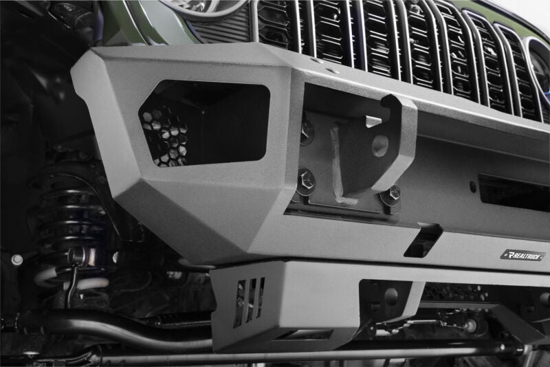Go Rhino 18-26 Jeep Wrangler JL/JLU (Excl. LED Fog Lights) Trailline Front Stubby Bumper - Tex. Blk Bumpers - Steel Go Rhino