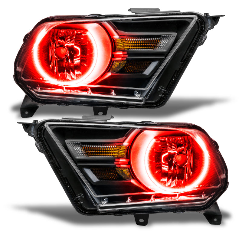 Oracle 10-14 Ford Mustang SMD HL (Non-HID) - Red Headlights ORACLE Lighting