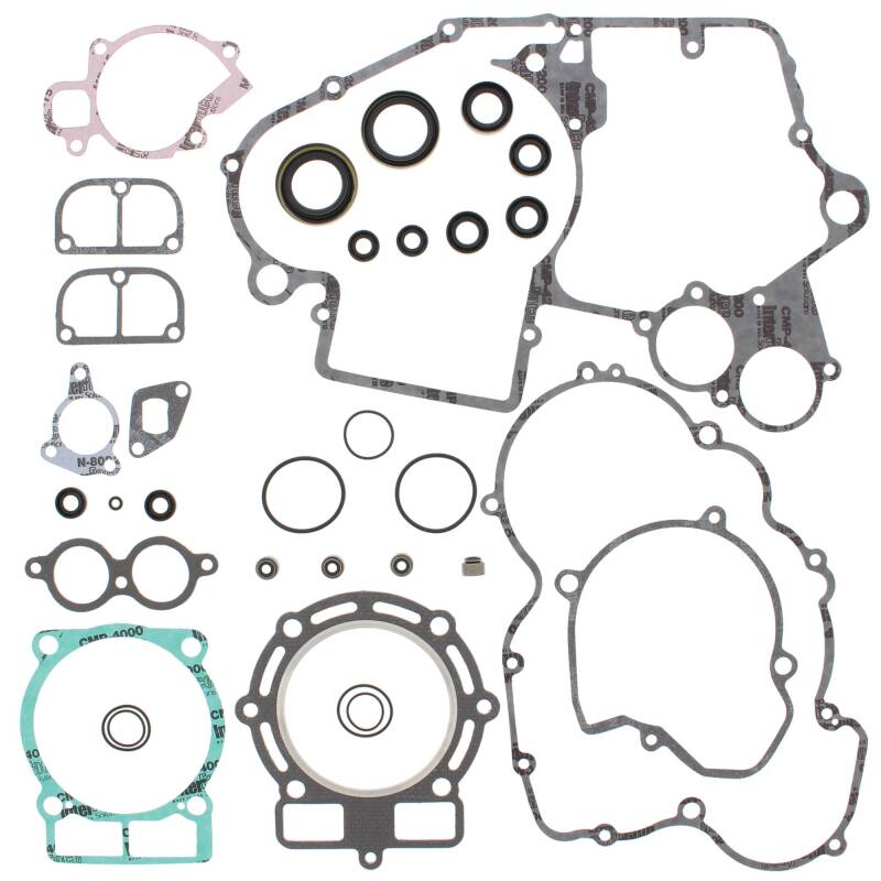 Vertex Gaskets 03-04 KTM MXC-G 450 Complete Gasket Kit w/ Oil Seals Engine Hardware Vertex Pistons