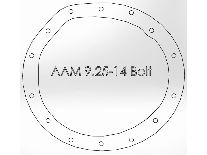 aFe Power Front/Rear Diff Cover Kit w/ Oil 03-13 Dodge L6 Trucks (AAM 9.25-14 & AAM 11.5-14) Diff Covers aFe
