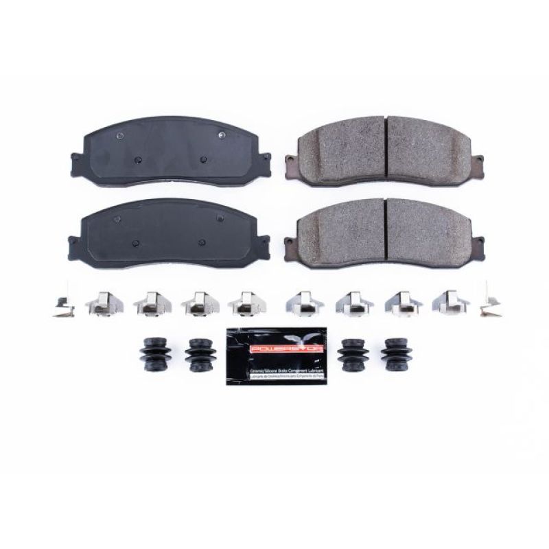 Power Stop 2012 Ford F-250 Super Duty Front Z23 Evolution Sport Brake Pads w/Hardware Brake Pads - Performance PowerStop