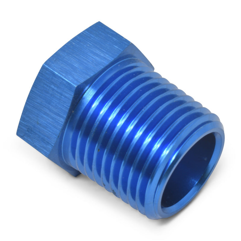 Russell Performance 3/8in Male to 1/8in Female Pipe Bushing Reducer (Blue) Fittings Russell
