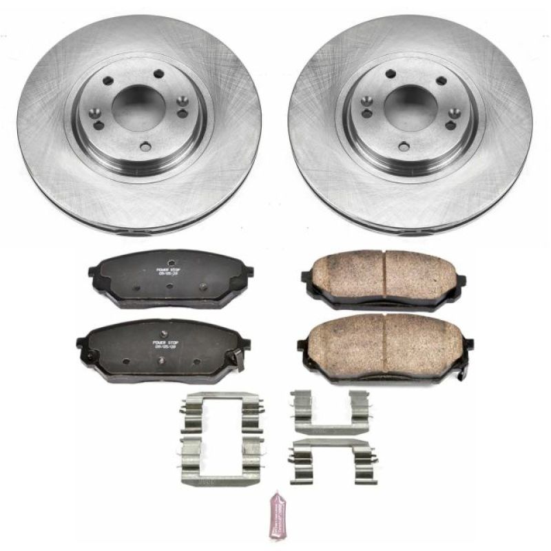 Power Stop 07-12 Hyundai Veracruz Front Autospecialty Brake Kit Brake Kits - OE PowerStop
