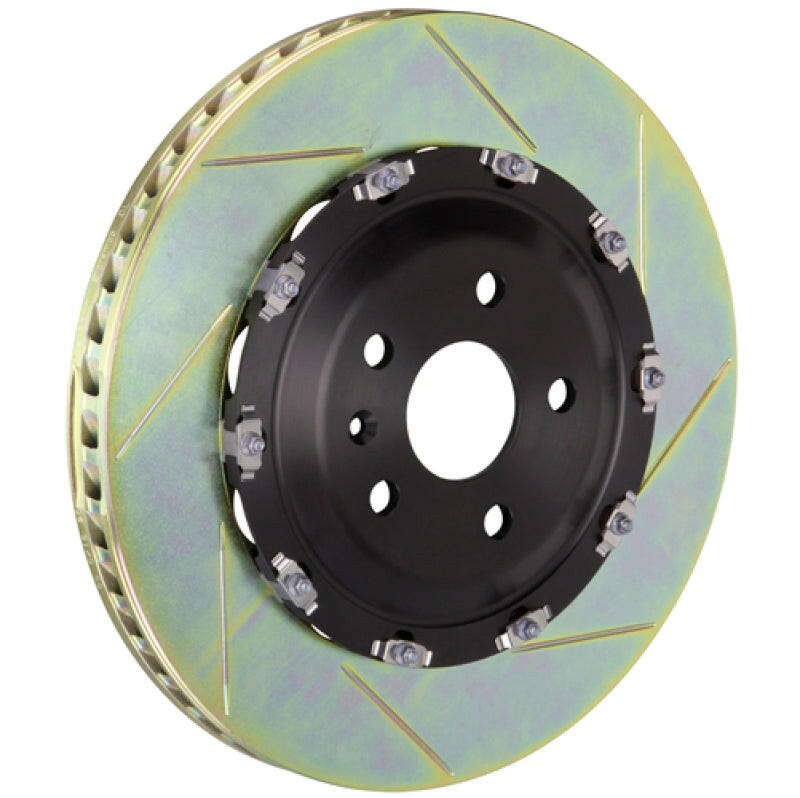 Brembo 08-16 R8 4.2/5.2 Excl CC Brake Fr 2-Piece Discs 365x34 2pc Rotor Slotted Type1 Brake Rotors - Slot & Drilled Brembo