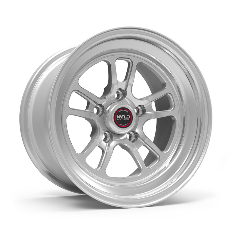 Weld S70 15x4 / 5x4.5 BP / 2.5in. BS Polished Wheel (Low Pad) - Non-Beadlock Wheels - Forged Weld
