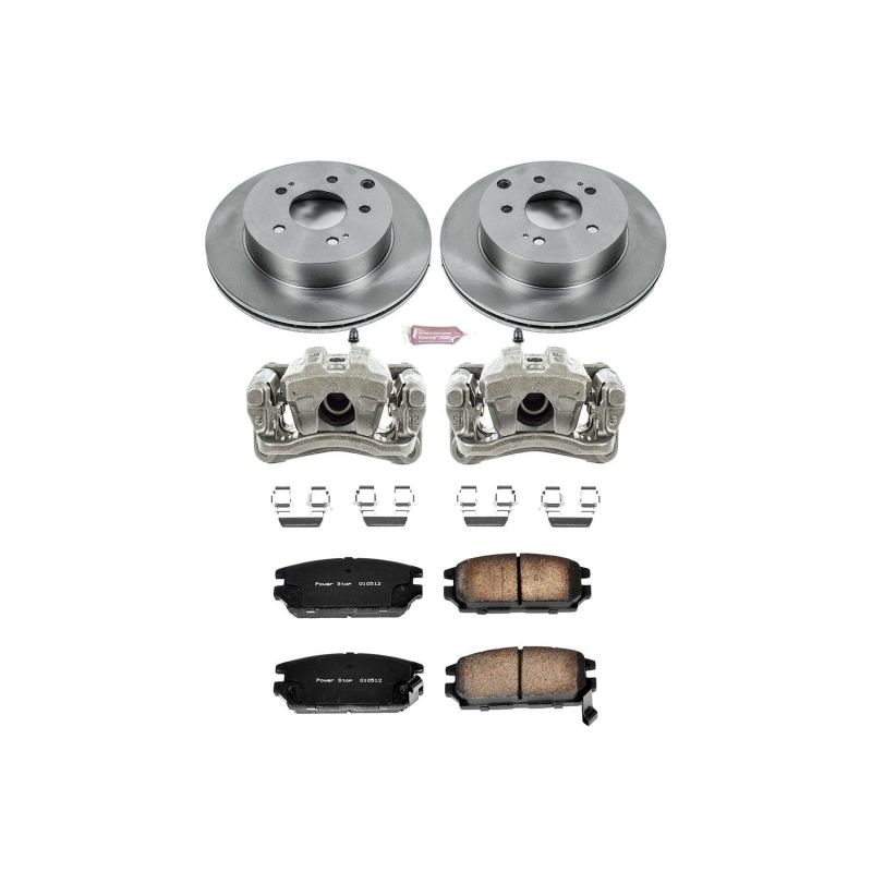 Power Stop 06-12 Mitsubishi Eclipse Rear Autospecialty Brake Kit w/Calipers Brake Kits - OE PowerStop