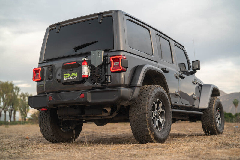 DV8 Offroad 2018-2025 Jeep Wrangler JL Tailgate Reinforcement Molle Panel Exterior Trim DV8 Offroad