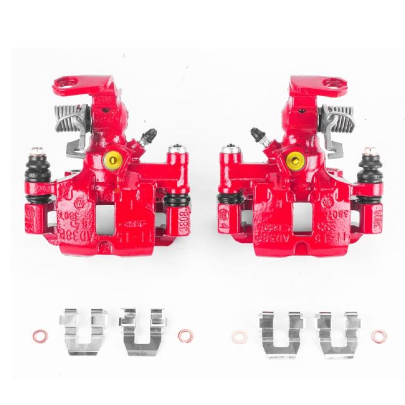 Power Stop 03-05 Buick Park Avenue Rear Red Calipers w/Brackets - Pair Brake Calipers - Perf PowerStop