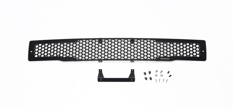 Putco 15-17 Ford F-150 - Stainless Steel Black Punch Design Bumper Grille Inserts Grilles Putco