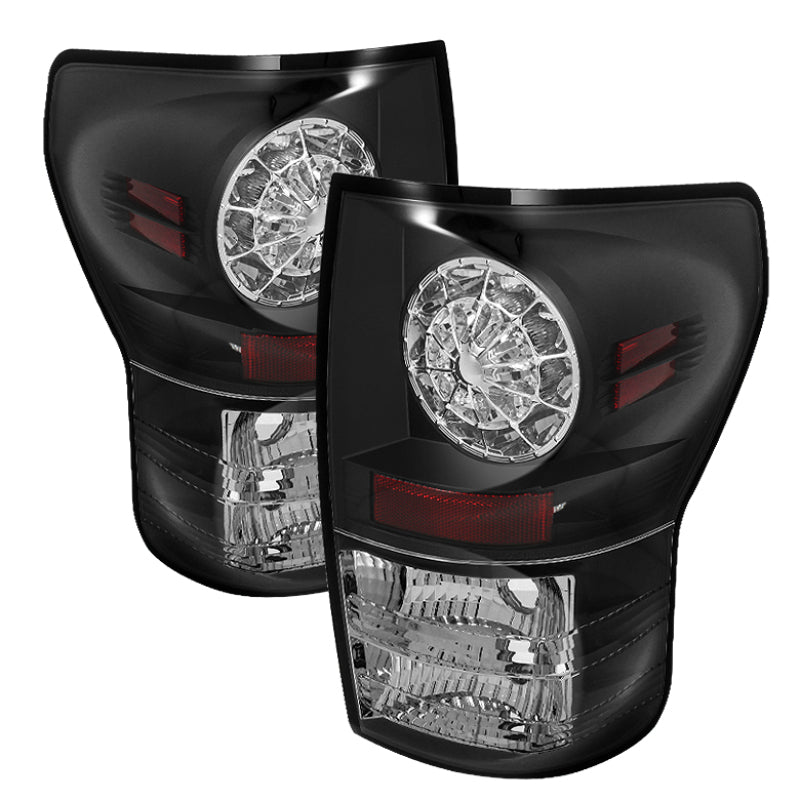 Spyder Toyota Tundra 07-13 LED Tail lights Black ALT-YD-TTU07-LED-BK Tail Lights SPYDER