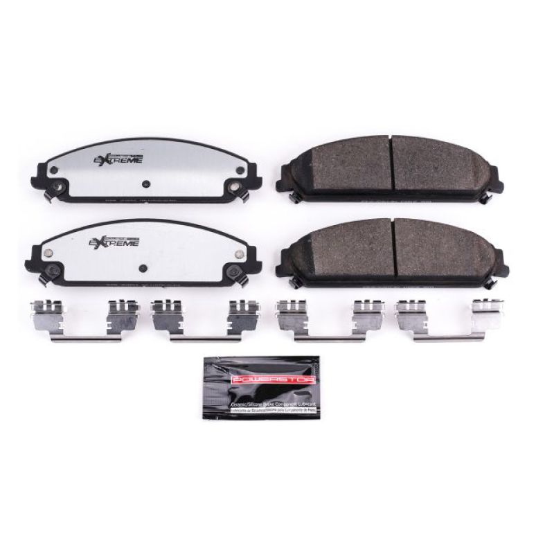 Power Stop 13-14 Chrysler 200 Front Z26 Extreme Street Brake Pads w/Hardware Brake Pads - Performance PowerStop