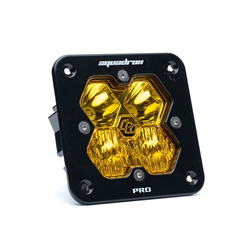 Baja Designs Squadron 2.0 Pro LED Driving Flush Mount (Single Light) - Baja Amber Light Bars & Cubes Baja Designs