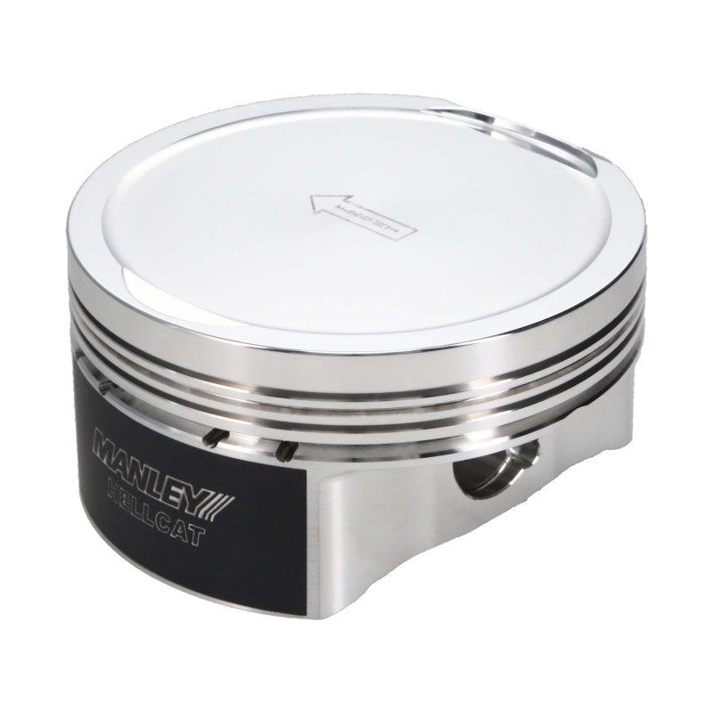 Manley Chrysler 6.2L Hemi Platinum Pistons 4.090in Bore -6.5cc Dish 3.579in Stroke - Single Pistons - Forged - Single Manley Performance