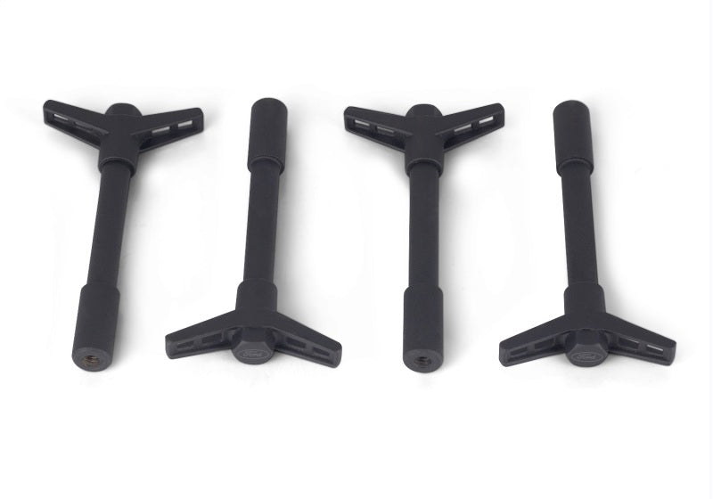 Ford Racing Black Crinkle Finish Valve Cover Hold Down Wing Nuts Valve Covers Ford Racing