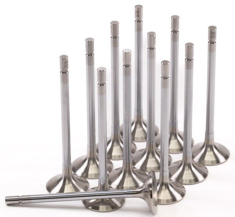 GSC P-D Nissan VR30DDTT 28.5mm Head STD 97.5mm Long Super Alloy Exhaust Valve - Set of 12 Valves GSC Power Division