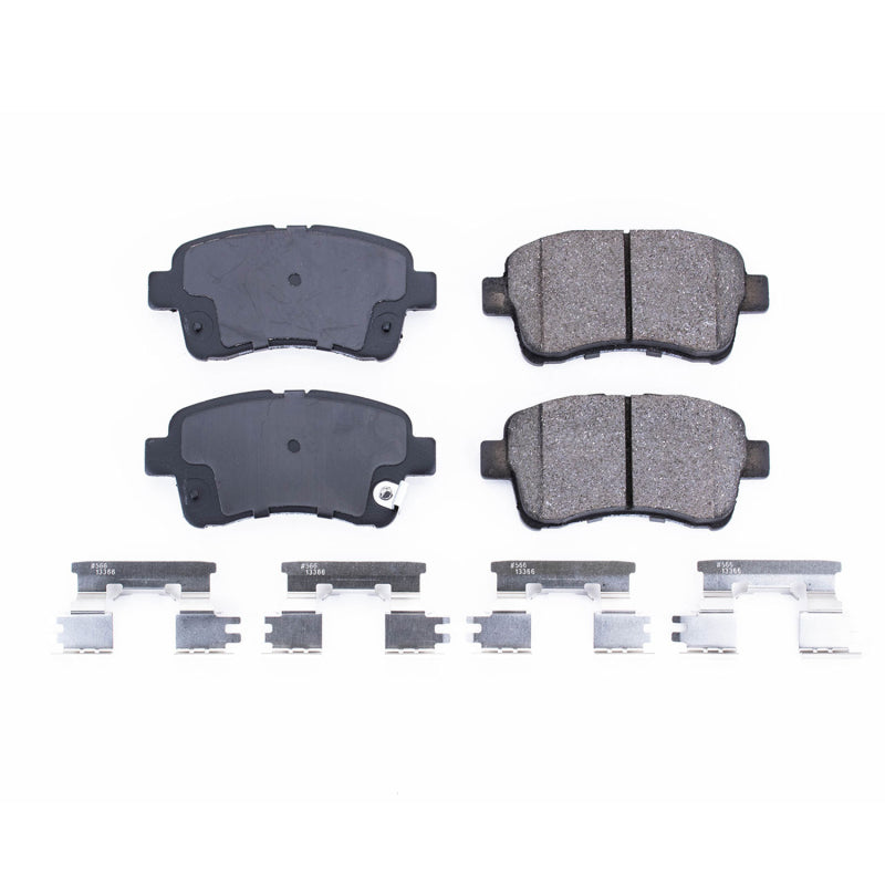 Power Stop 02-05 Suzuki Aerio Front Z17 Evolution Ceramic Brake Pads w/Hardware Brake Pads - OE PowerStop
