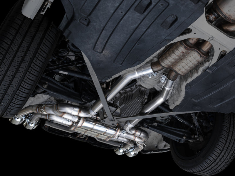 AWE Tuning 20-25 BMW X3 M/M Comp (F97) AWD SwitchPath Axle-Back Exhaust - Chrome Silver Tips Axle Back AWE Tuning