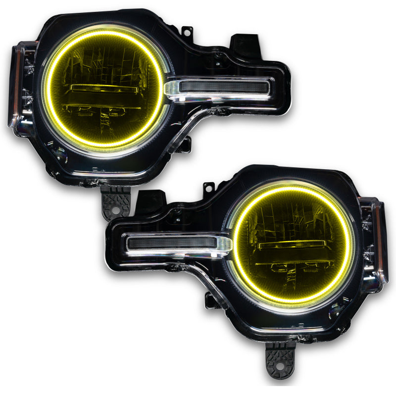 Oracle 2021 Ford Bronco Base Headlight LED Halo Kit - ColorSHIFT - w/ 2.0 Controller Headlights ORACLE Lighting