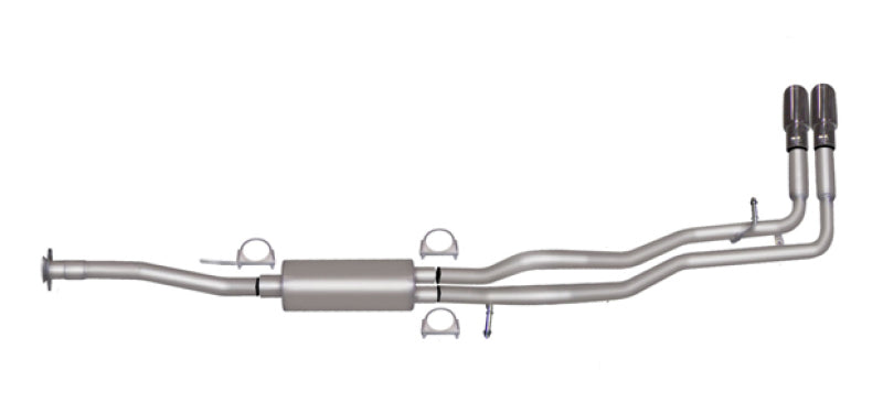 Gibson 15-22 Chevrolet Colorado LT 2.5L 2.25in Cat-Back Dual Sport Exhaust - Aluminized Catback Gibson