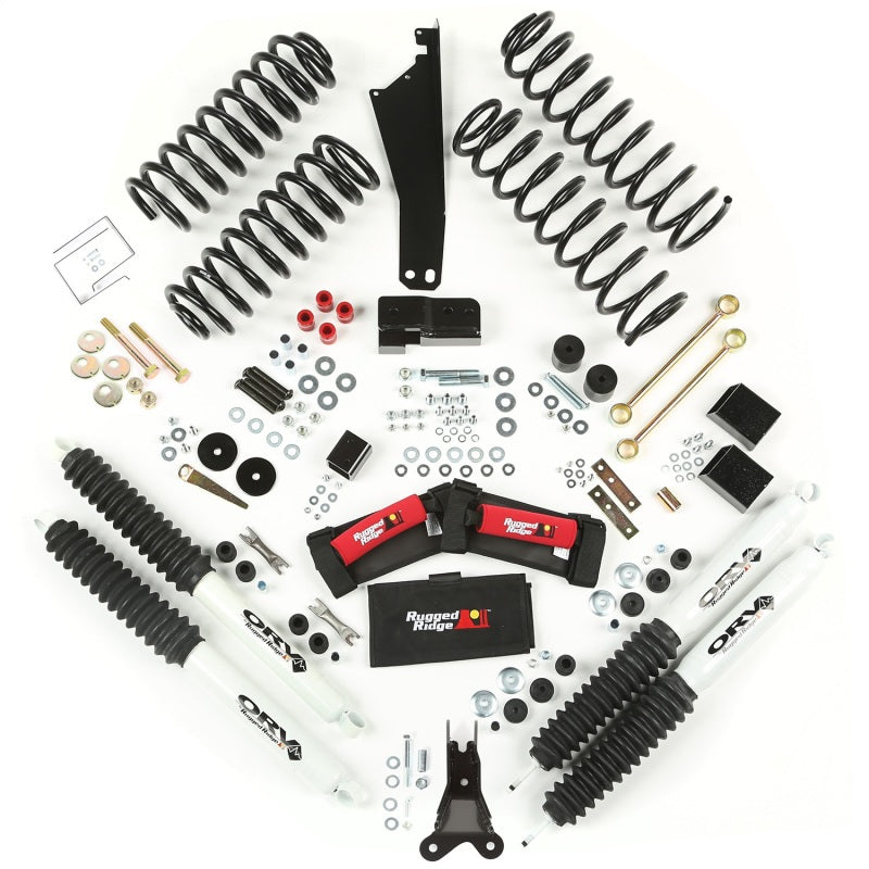 Rugged Ridge 2.5in Lift Kit with Shocks 07-18 Jeep Wrangler JK Lift Kits Rugged Ridge