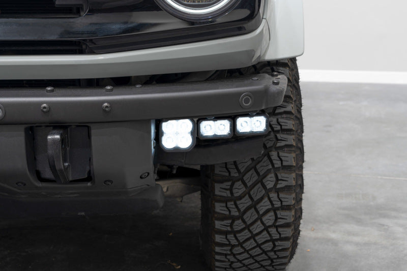 Diode Dynamics 21-Up Ford Bronco Stage Series Fog Pocket Kit - White Sport Fog Lights Diode Dynamics