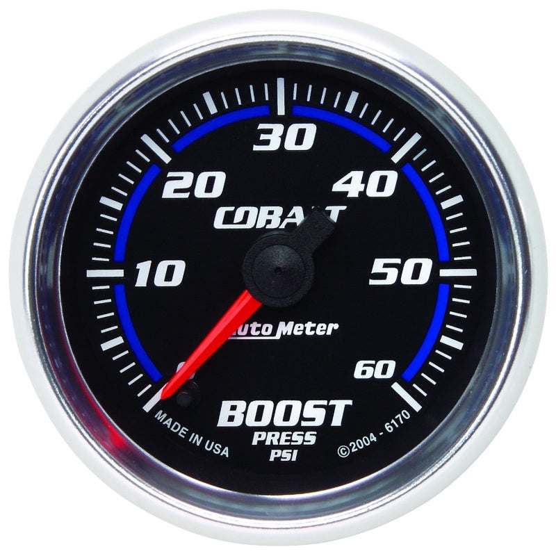 Autometer Cobalt 52mm 0-60 PSi Boost Gauge Gauges AutoMeter