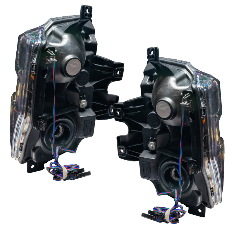 Oracle 08-10 Ford F250/350 LED HL - Black - White Headlights ORACLE Lighting