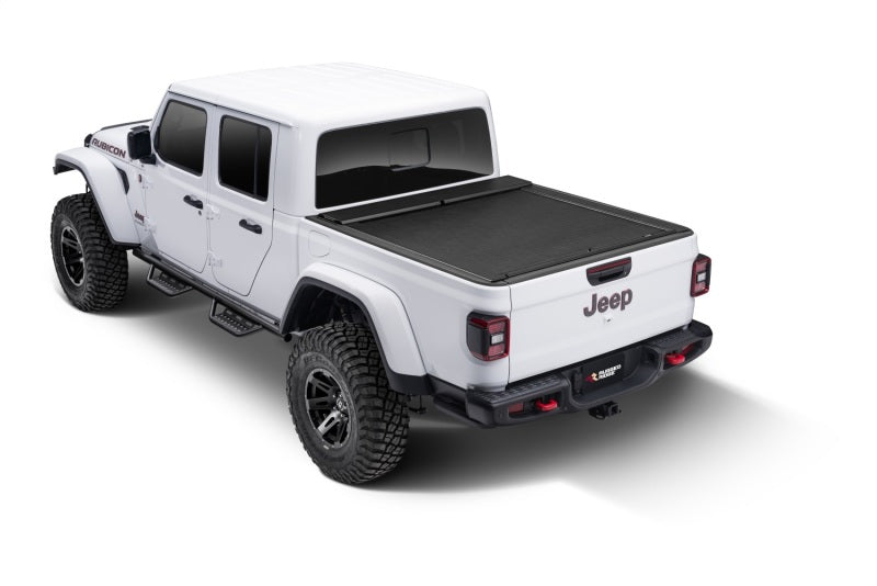 Rugged Ridge Armis Retractable Locking Bed Cover 20-21 JT Tonneau Covers - Hard Fold Rugged Ridge