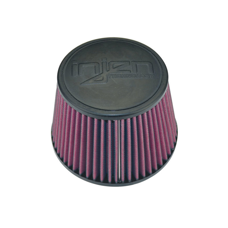 Injen High Performance Air Filter - 3.50 Black Filter 6 Base / 5 Tall / 5 Top Air Filters - Drop In Injen