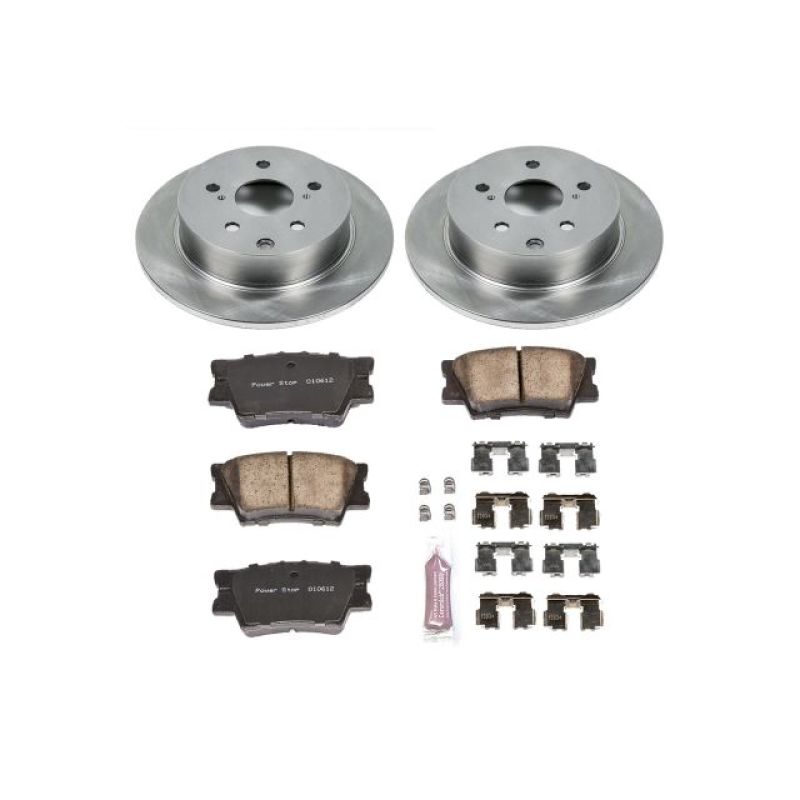 Power Stop 09-10 Pontiac Vibe Rear Autospecialty Brake Kit Brake Kits - OE PowerStop