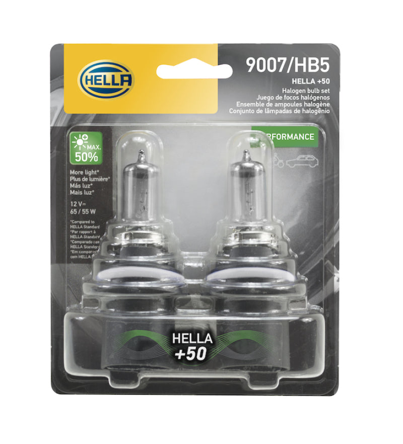 Hella Bulb 9007 12V 65/55W Px29T T4625 +50(2) Bulbs Hella