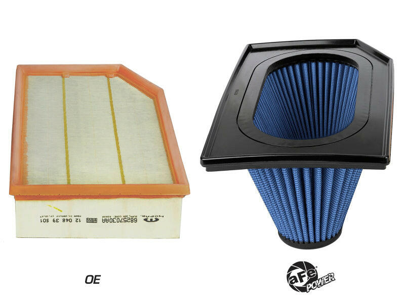 aFe Magnum FLOW PRO 5R Inverted Air Filter 18-19 Jeep Wrangler (JL) I4-2.0L(t) / V6-3.6 Cold Air Intakes aFe