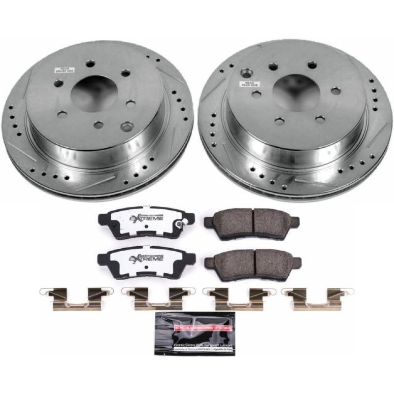 Power Stop 05-18 Nissan Frontier Rear Z36 Truck & Tow Brake Kit Brake Kits - Performance D&S PowerStop