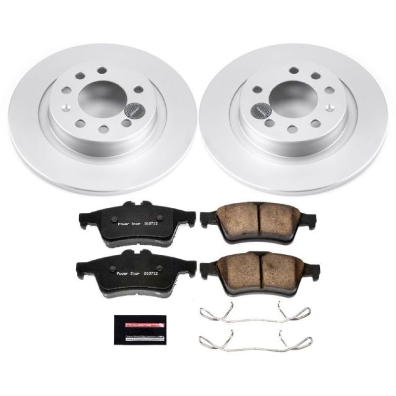 Power Stop 06-09 Pontiac Solstice Rear Z17 Evolution Geomet Coated Brake Kit Brake Kits - Performance Blank PowerStop