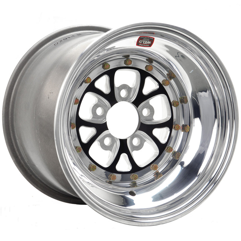 Weld V-Series 15x10 / 5x4.5 BP / 4in. BS Black Wheel Wheels - Forged Weld