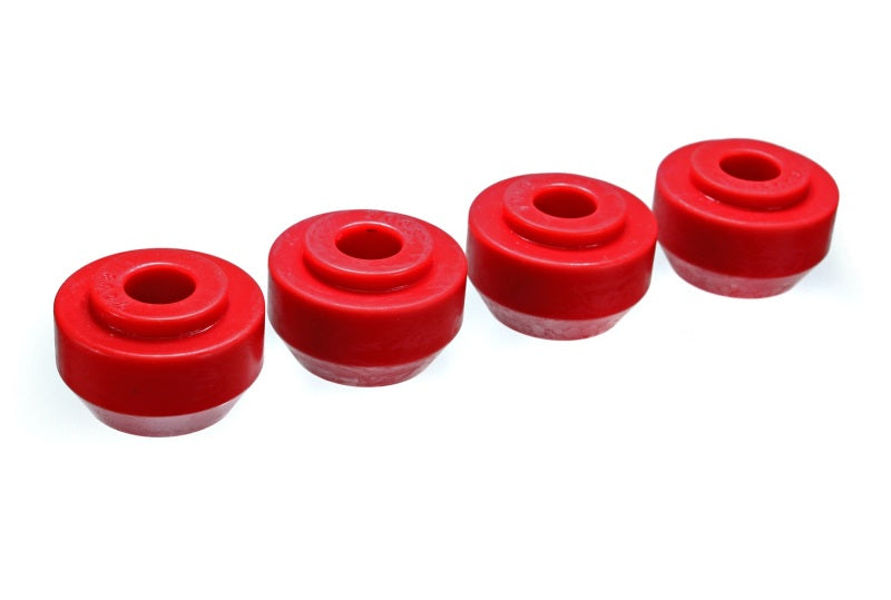 Energy Suspension 64-66 Ford Mustang Red Front Strut Rod Bushing Set Bushing Kits Energy Suspension